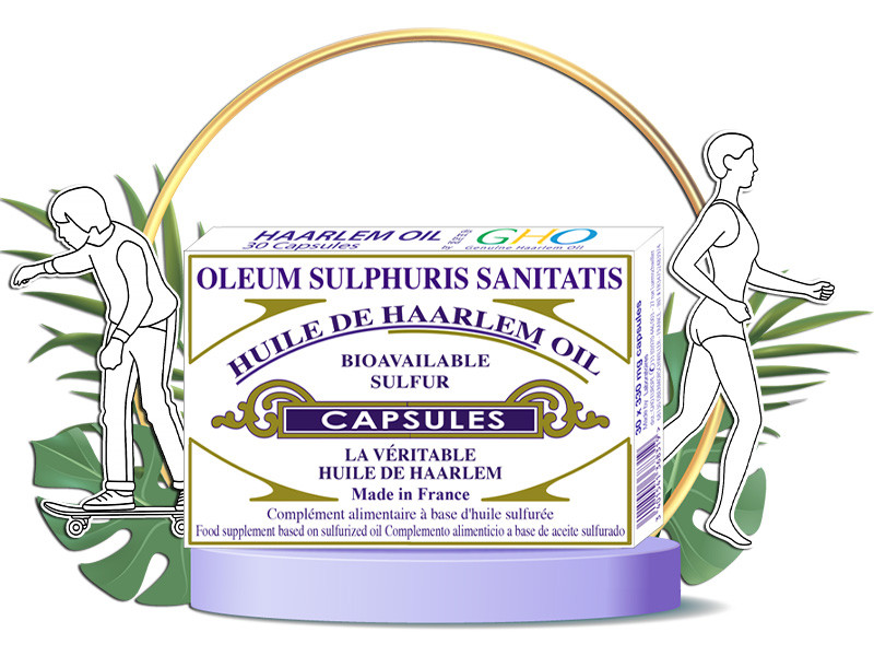 Aceite de Haarlem – Caja de 30 cápsulas – Azufre biodisponible